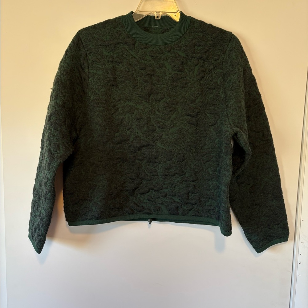 lululemon athletica Dark Green Crew Neck Sweater